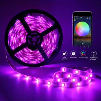 Dreamcolor Led Strip Lights Rgb Wifi Wireless Smart Phone Controlled Led Light Strip 5050 Led Led Strip 12v 5050