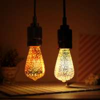 ST64 E27 Decorative Pendant 3D Firework Star LED Lamp 85-265VAC