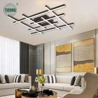 China supplier modern dimmable rectangular acrylic led home indoor home ceiling lamp