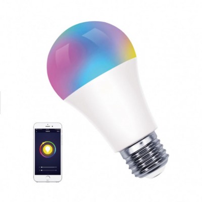 The best selling LED light RGB CCT color controller works with Alexa Google Assistant Wifi smart bulb